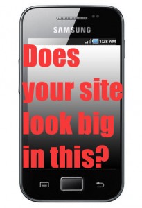 Does your site work on a smartphone?