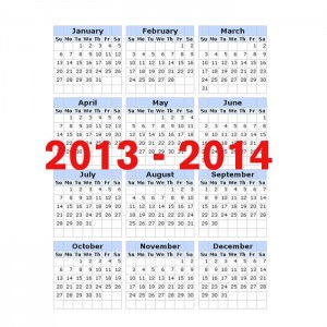 SPBM benchmarking calendar 2013-2014